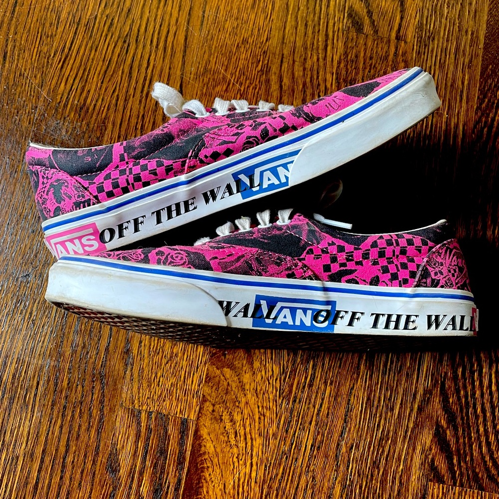 Specialty Vans Pink Lace-Up